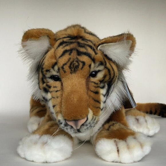 Hansa New w/Tag Handcrafted Plush Tiger Cub Hand Puppet - Picture 14 of 15